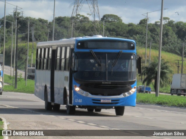 LogTop LT-03 na cidade de Cabo de Santo Agostinho, Pernambuco, Brasil, por Jonathan Silva. Número da foto: #13202433.