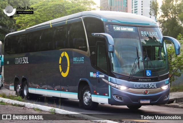 Viação Cidade Sol 8660 na cidade de Salvador, Bahia, Brasil, por Tadeu Vasconcelos. Número da foto: #13203061.
