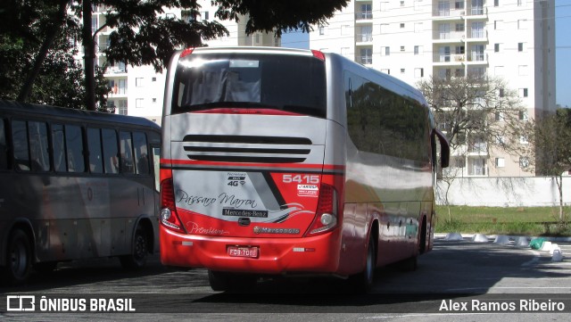 Empresa de Ônibus Pássaro Marron 5415 na cidade de São José dos Campos, São Paulo, Brasil, por Alex Ramos Ribeiro. Número da foto: #13204464.