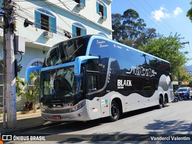 Transportadora Turística Natal 3800 na cidade de São Lourenço, Minas Gerais, Brasil, por Vanderci Valentim. Número da foto: #13204516.