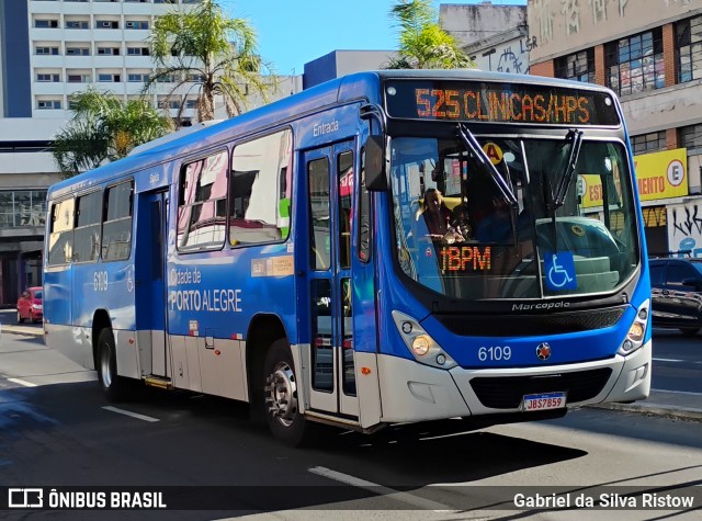 Auto Viação Navegantes 6109 na cidade de Porto Alegre, Rio Grande do Sul, Brasil, por Gabriel da Silva Ristow. Número da foto: #13202826.