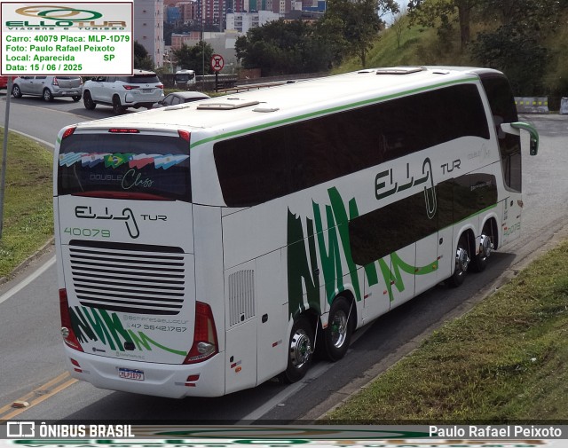 Ellotur Turismo - Viação Ello 40079 na cidade de Aparecida, São Paulo, Brasil, por Paulo Rafael Peixoto. Número da foto: #13202523.