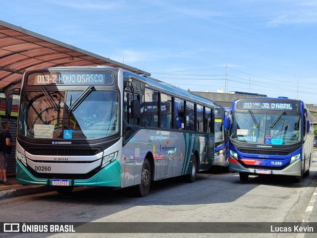 Auto Viação Urubupungá 00260 na cidade de Osasco, São Paulo, Brasil, por Lucas Kevin. Número da foto: #13202387.