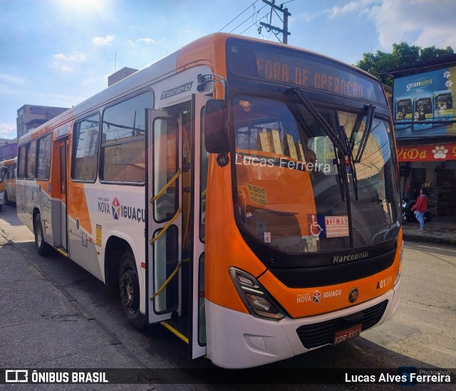 Viação São José A01009 na cidade de Nova Iguaçu, Rio de Janeiro, Brasil, por Lucas Alves Ferreira. Número da foto: #13203912.