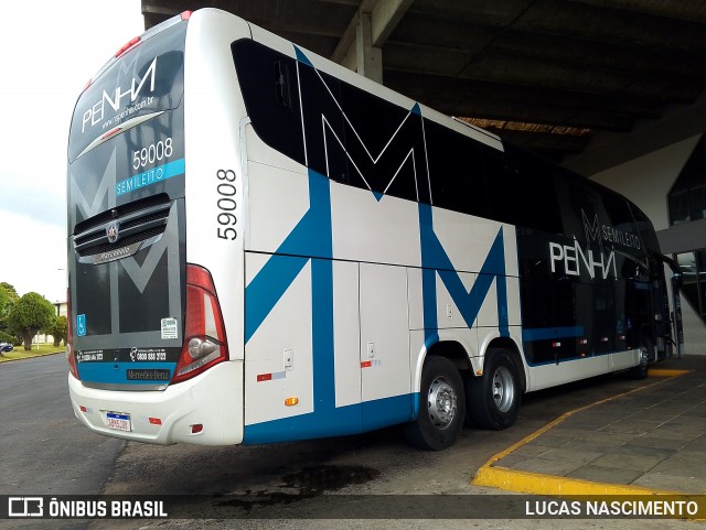 Empresa de Ônibus Nossa Senhora da Penha 59008 na cidade de Lages, Santa Catarina, Brasil, por LUCAS NASCIMENTO. Número da foto: #13202526.