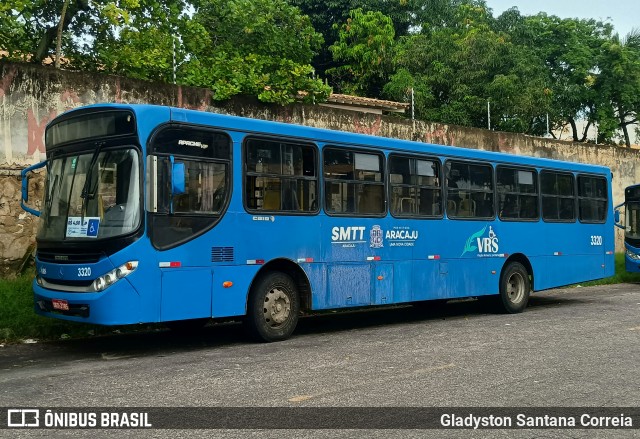 VRS - Viação Roberto Santana 3320 na cidade de Aracaju, Sergipe, Brasil, por Gladyston Santana Correia. Número da foto: #13203818.