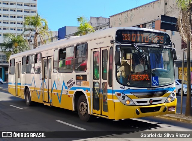 Trevo Transportes Coletivos 1188 na cidade de Porto Alegre, Rio Grande do Sul, Brasil, por Gabriel da Silva Ristow. Número da foto: #13204093.