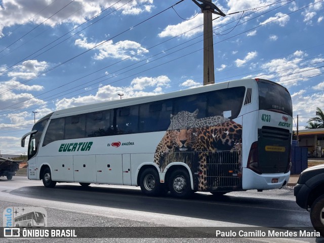 Eucatur - Empresa União Cascavel de Transportes e Turismo 4737 na cidade de Riacho Fundo, Distrito Federal, Brasil, por Paulo Camillo Mendes Maria. Número da foto: #13203675.