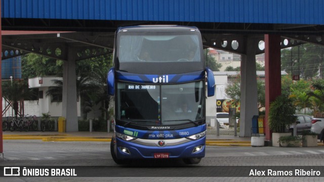 UTIL - União Transporte Interestadual de Luxo 11880 na cidade de Resende, Rio de Janeiro, Brasil, por Alex Ramos Ribeiro. Número da foto: #13204445.