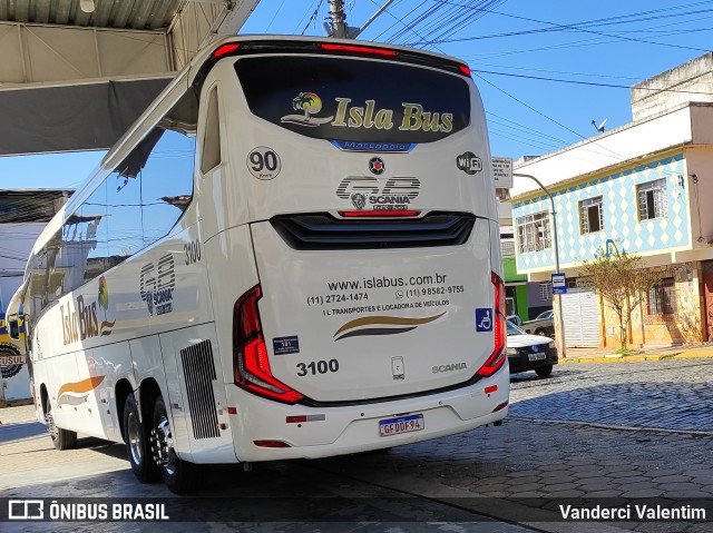 Isla Bus Transportes 3100 na cidade de São Lourenço, Minas Gerais, Brasil, por Vanderci Valentim. Número da foto: #13204499.
