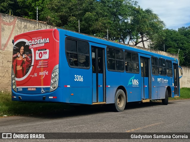 VRS - Viação Roberto Santana 3306 na cidade de Aracaju, Sergipe, Brasil, por Gladyston Santana Correia. Número da foto: #13203769.