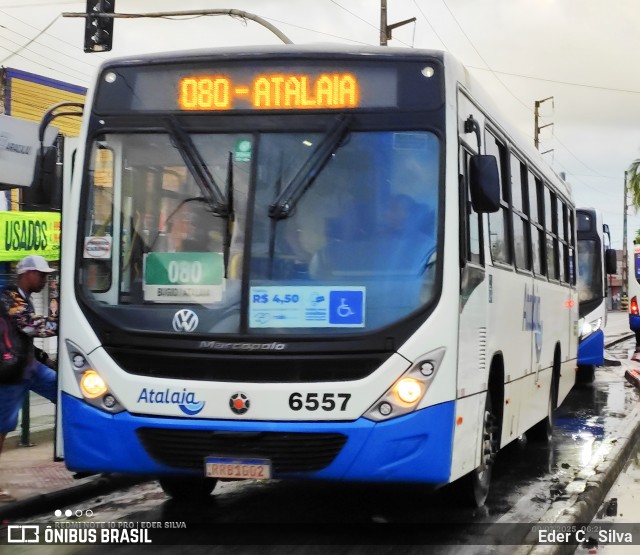 Viação Atalaia Transportes 6557 na cidade de Aracaju, Sergipe, Brasil, por Eder C.  Silva. Número da foto: #13202912.
