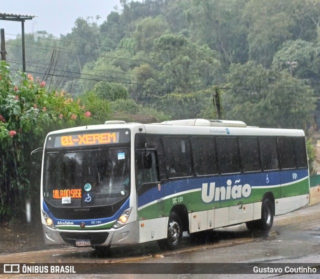 Viação União DC 1.101 na cidade de Duque de Caxias, Rio de Janeiro, Brasil, por Gustavo Coutinho. Número da foto: #13202401.