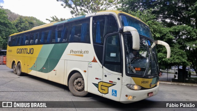 Empresa Gontijo de Transportes 14590 na cidade de São Paulo, São Paulo, Brasil, por Fábio Paixão. Número da foto: #13202712.