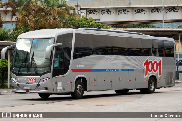 Auto Viação 1001 RJ 108.118 na cidade de Rio de Janeiro, Rio de Janeiro, Brasil, por Lucas Oliveira. Número da foto: #13203386.