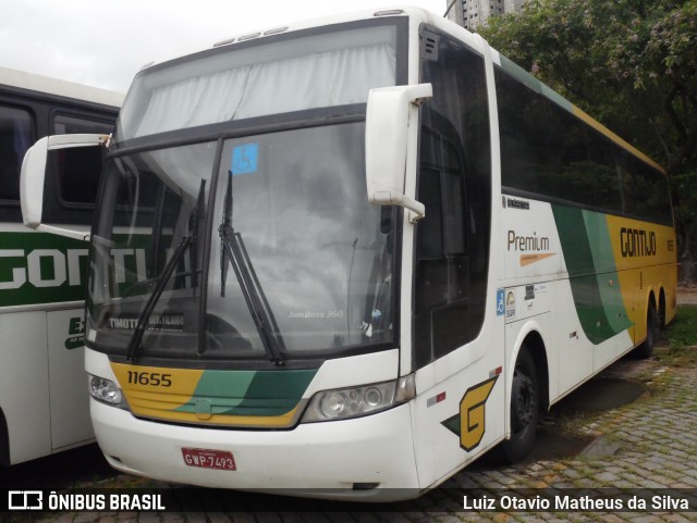 Empresa Gontijo de Transportes 11655 na cidade de Belo Horizonte, Minas Gerais, Brasil, por Luiz Otavio Matheus da Silva. Número da foto: #13203550.