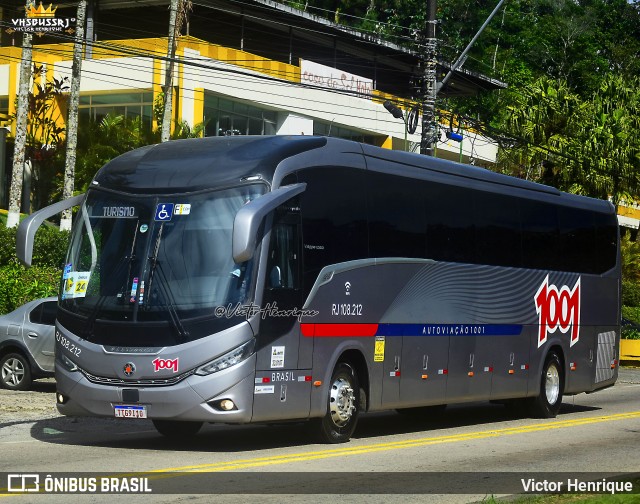 Auto Viação 1001 RJ 108.212 na cidade de Petrópolis, Rio de Janeiro, Brasil, por Victor Henrique. Número da foto: #13204205.