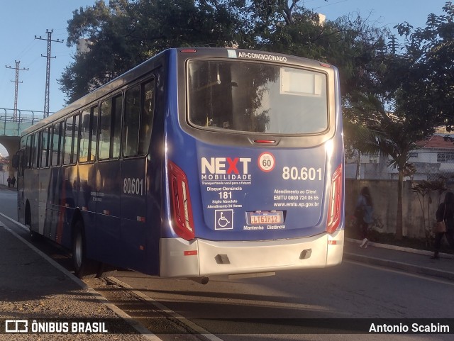Next Mobilidade - ABC Sistema de Transporte 80.601 na cidade de São Caetano do Sul, São Paulo, Brasil, por Antonio Scabim. Número da foto: #13202728.