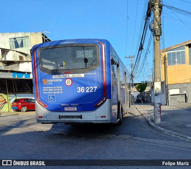 Vipol Transportes Rodoviários - TIPBUS - Transportes Intermunicipal 36.227 na cidade de Guarulhos, São Paulo, Brasil, por Felipe Mariz. Número da foto: #13202383.