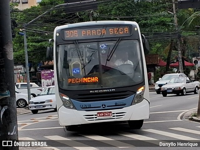 Viação Redentor C47658 na cidade de Rio de Janeiro, Rio de Janeiro, Brasil, por Danyllo Henrique. Número da foto: #13202895.