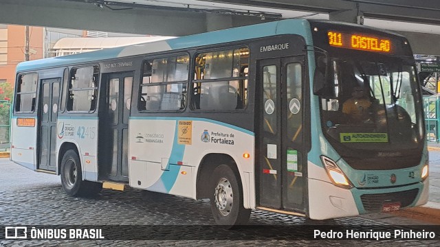 Auto Viação Dragão do Mar 42415 na cidade de Fortaleza, Ceará, Brasil, por Pedro Henrique Pinheiro. Número da foto: #13203474.