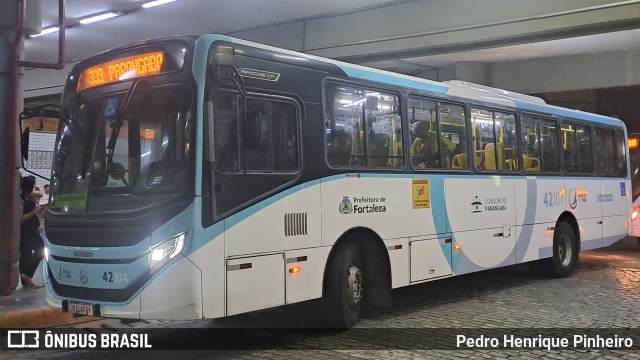 Auto Viação Dragão do Mar 42104 na cidade de Fortaleza, Ceará, Brasil, por Pedro Henrique Pinheiro. Número da foto: #13203425.