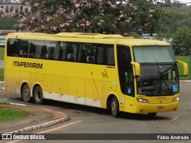 Viação Itapemirim 49027 na cidade de Vitória, Espírito Santo, Brasil, por Fábio Andrade. Número da foto: #13203462.