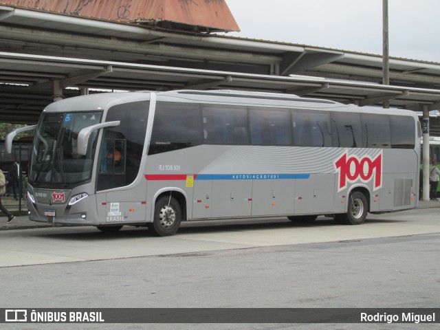 Auto Viação 1001 RJ 108.101 na cidade de Rio de Janeiro, Rio de Janeiro, Brasil, por Rodrigo Miguel. Número da foto: #13203362.