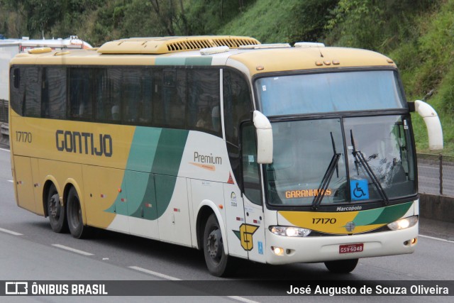 Empresa Gontijo de Transportes 17170 na cidade de Piraí, Rio de Janeiro, Brasil, por José Augusto de Souza Oliveira. Número da foto: #13204402.