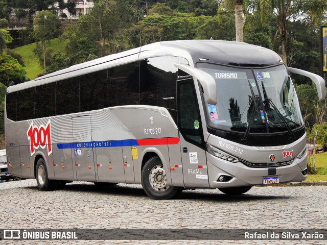 Auto Viação 1001 RJ 108.212 na cidade de Petrópolis, Rio de Janeiro, Brasil, por Rafael da Silva Xarão. Número da foto: #13203778.