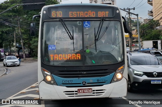 Viação Redentor C47477 na cidade de Rio de Janeiro, Rio de Janeiro, Brasil, por Danyllo Henrique. Número da foto: #13202900.