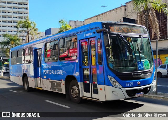 SOPAL - Sociedade de Ônibus Porto-Alegrense Ltda. 6729 na cidade de Porto Alegre, Rio Grande do Sul, Brasil, por Gabriel da Silva Ristow. Número da foto: #13202855.