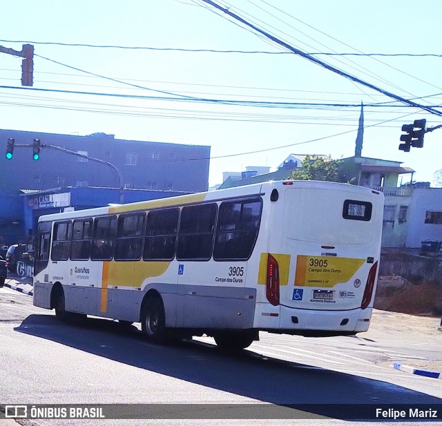 Viação Campo dos Ouros 3905 na cidade de Guarulhos, São Paulo, Brasil, por Felipe Mariz. Número da foto: #13202388.