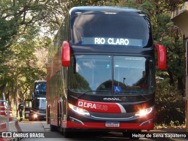 Lirabus 23110 na cidade de São Paulo, São Paulo, Brasil, por Heitor de Sena Sapaterro. Número da foto: #13202557.