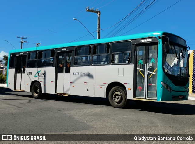 VRS - Viação Roberto Santana 3046 na cidade de Aracaju, Sergipe, Brasil, por Gladyston Santana Correia. Número da foto: #13203827.