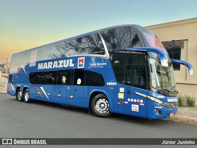 Marazul Turismo 13001 na cidade de Garça, São Paulo, Brasil, por Júnior Juninho. Número da foto: #13204659.