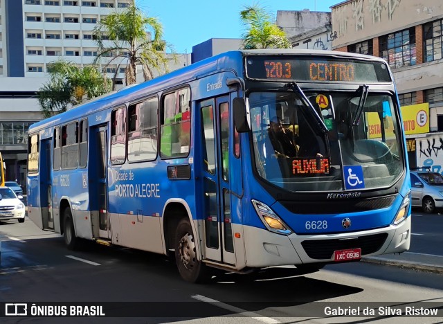 SOPAL - Sociedade de Ônibus Porto-Alegrense Ltda. 6628 na cidade de Porto Alegre, Rio Grande do Sul, Brasil, por Gabriel da Silva Ristow. Número da foto: #13202815.