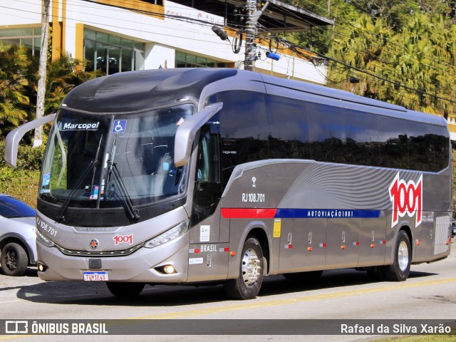 Auto Viação 1001 RJ 108.701 na cidade de Petrópolis, Rio de Janeiro, Brasil, por Rafael da Silva Xarão. Número da foto: #13203777.