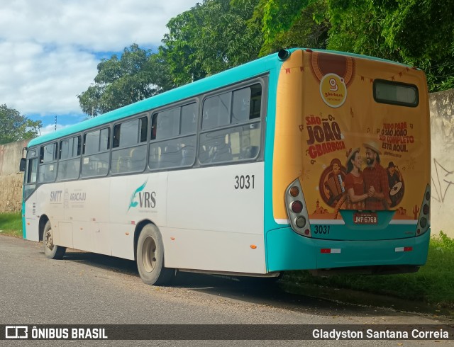 VRS - Viação Roberto Santana 3031 na cidade de Aracaju, Sergipe, Brasil, por Gladyston Santana Correia. Número da foto: #13203762.