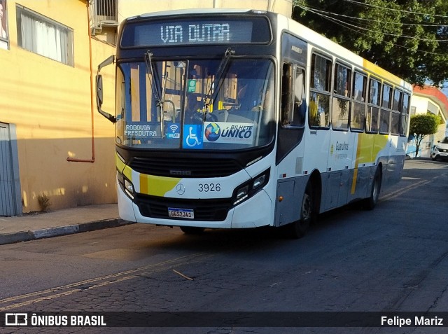 Viação Campo dos Ouros 3926 na cidade de Guarulhos, São Paulo, Brasil, por Felipe Mariz. Número da foto: #13202397.