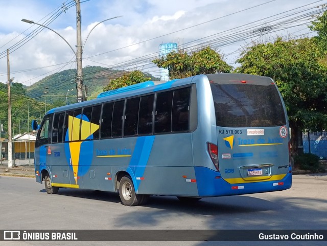 Viação Treze de Junho 398 na cidade de Duque de Caxias, Rio de Janeiro, Brasil, por Gustavo Coutinho. Número da foto: #13202404.