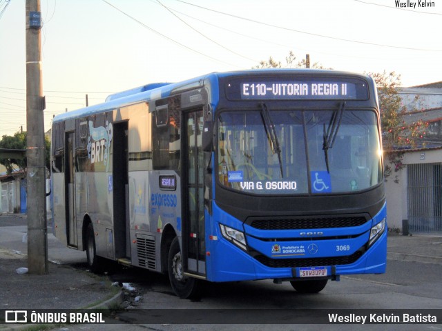 BRT Sorocaba Concessionária de Serviços Públicos SPE S/A 3069 na cidade de Sorocaba, São Paulo, Brasil, por Weslley Kelvin Batista. Número da foto: #13267407.