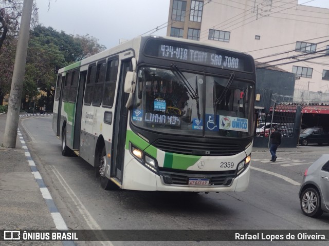 Empresa de Ônibus Vila Galvão 2359 na cidade de Guarulhos, São Paulo, Brasil, por Rafael Lopes de Oliveira. Número da foto: #13266559.