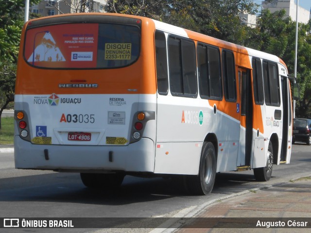 Linave Transportes A03035 na cidade de Nova Iguaçu, Rio de Janeiro, Brasil, por Augusto César. Número da foto: #13267415.