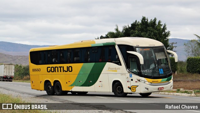 Empresa Gontijo de Transportes 18660 na cidade de Jequié, Bahia, Brasil, por Rafael Chaves. Número da foto: #13268365.