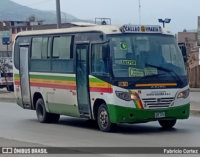 Empresa de Transportes y Servicios Nueva Galaxia S.A. 76 na cidade de Villa El Salvador, Lima, Lima Metropolitana, Peru, por Fabricio Cortez. Número da foto: #13266470.