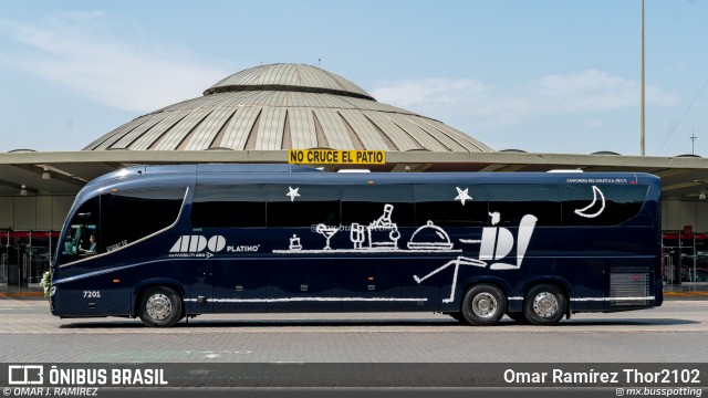 ADO - Autobuses de Oriente 7201 na cidade de Venustiano Carranza, Ciudad de México, México, por Omar Ramírez Thor2102. Número da foto: #13267310.