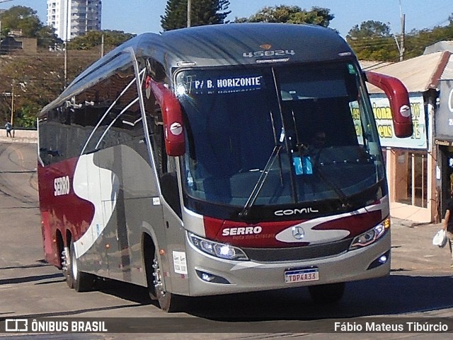 Viação Serro 45824 na cidade de Três Corações, Minas Gerais, Brasil, por Fábio Mateus Tibúrcio. Número da foto: #13267043.