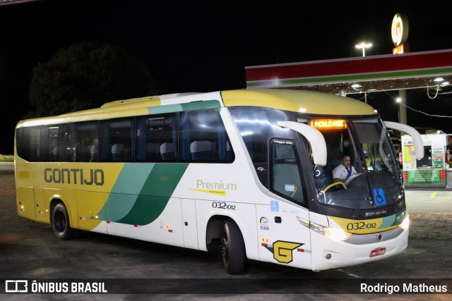 Empresa Gontijo de Transportes 0321012 na cidade de João Monlevade, Minas Gerais, Brasil, por Rodrigo Matheus. Número da foto: #13268212.