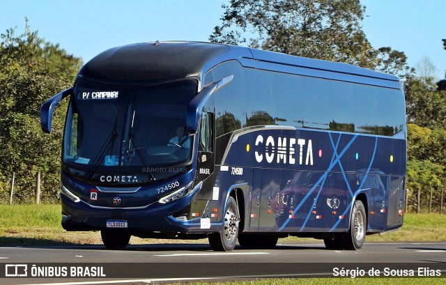Viação Cometa 724500 na cidade de Corumbataí, São Paulo, Brasil, por Sérgio de Sousa Elias. Número da foto: #13268520.